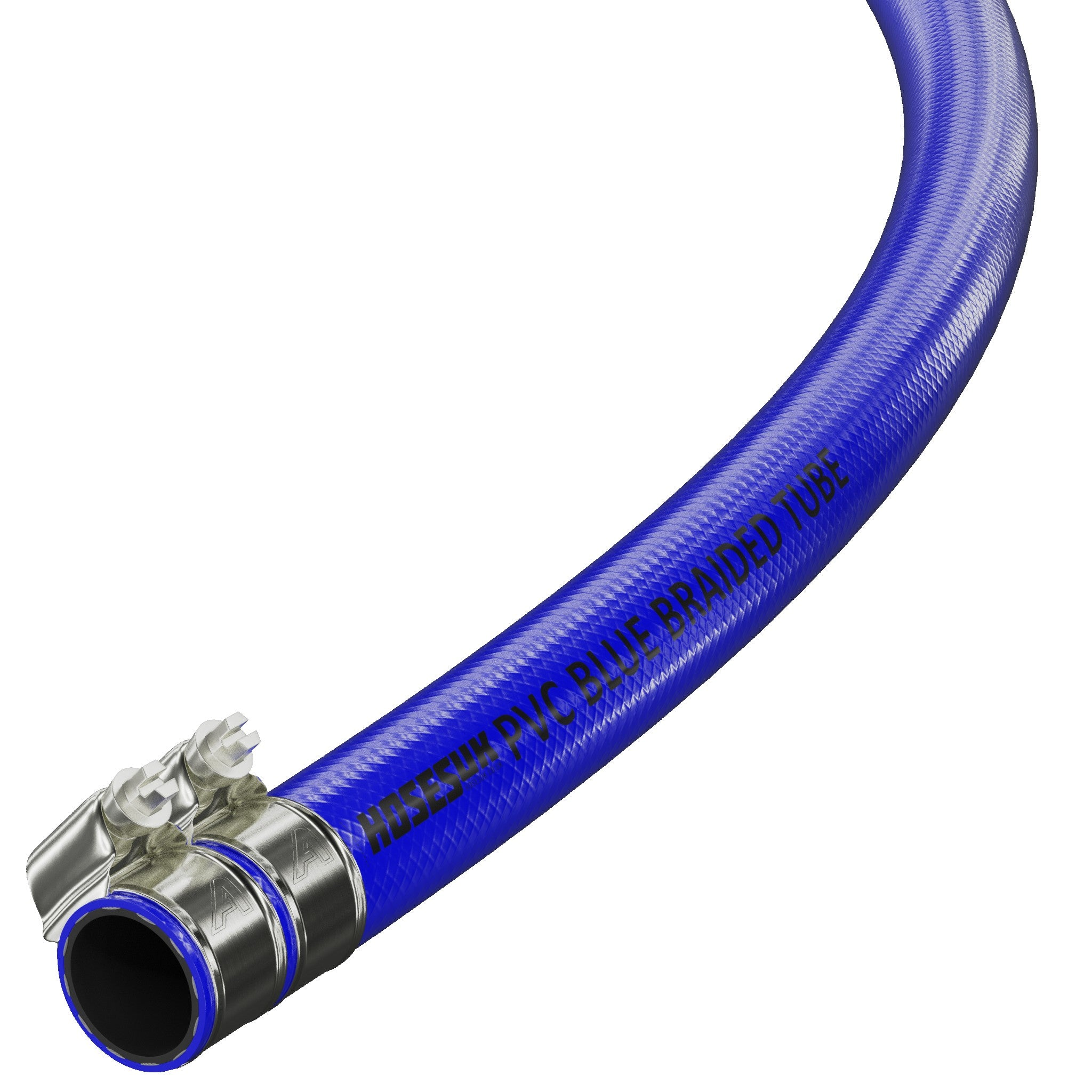 Blue Braided PVC Hose