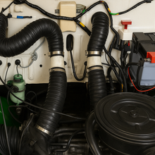 Citroen 2CV Heater Tube Kit Upgrade For Right Hand Drive 602cc Motor Vehicle Engine Parts Hoses UK Black Yes