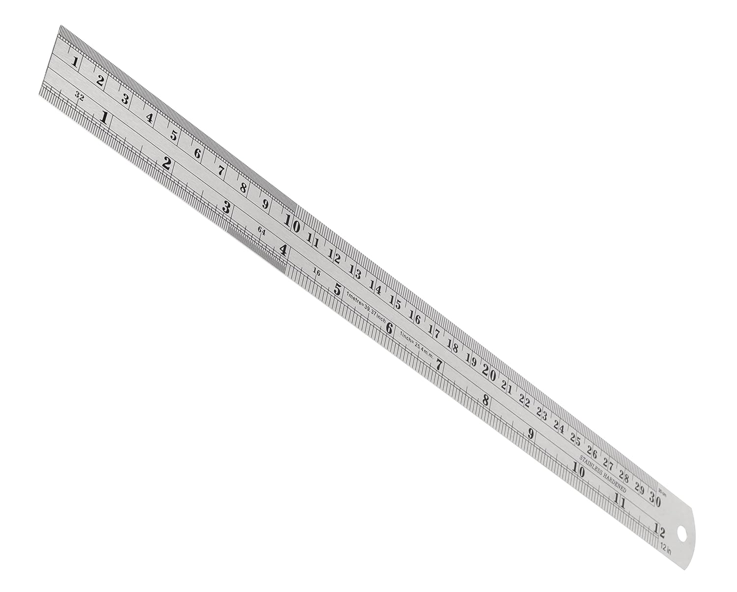 Stainless Steel Metal Ruler 30cm/12" Tools Auto Silicone Hoses