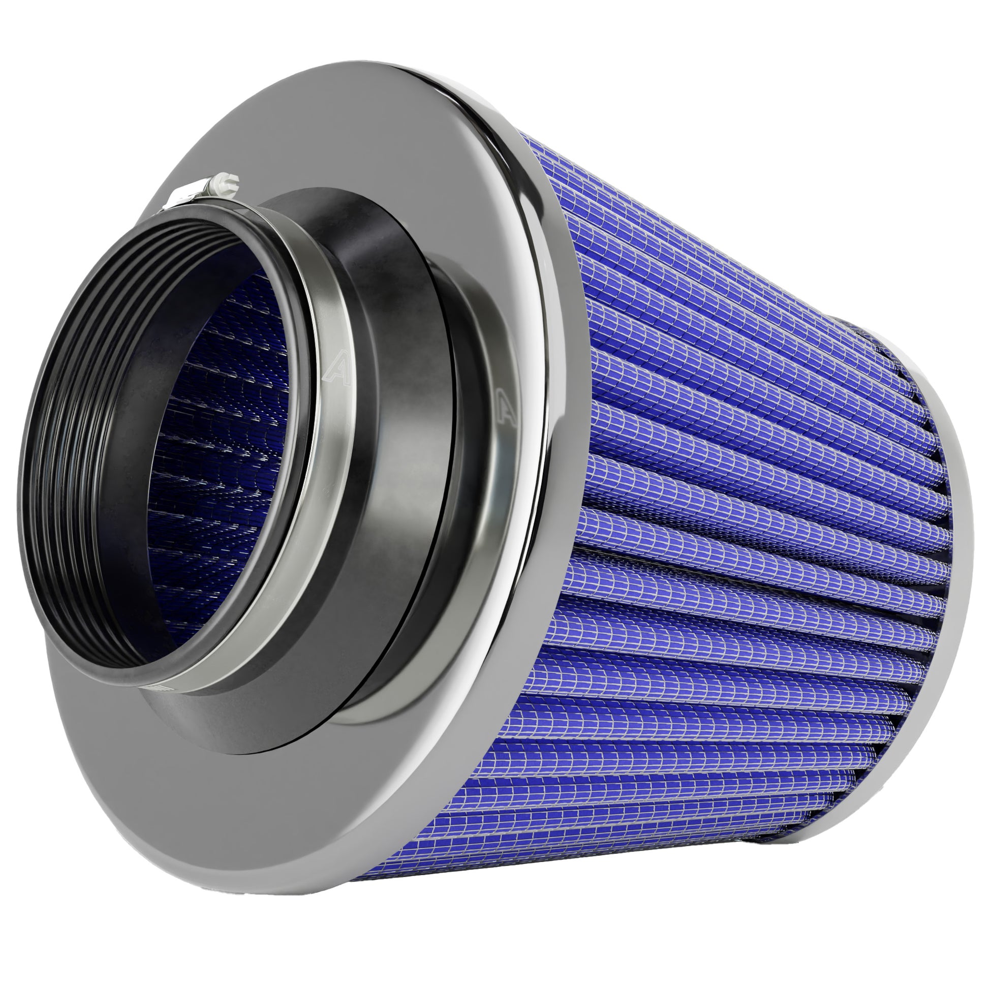 Twin Cone Air Filter - Blue  Auto Silicone Hoses   