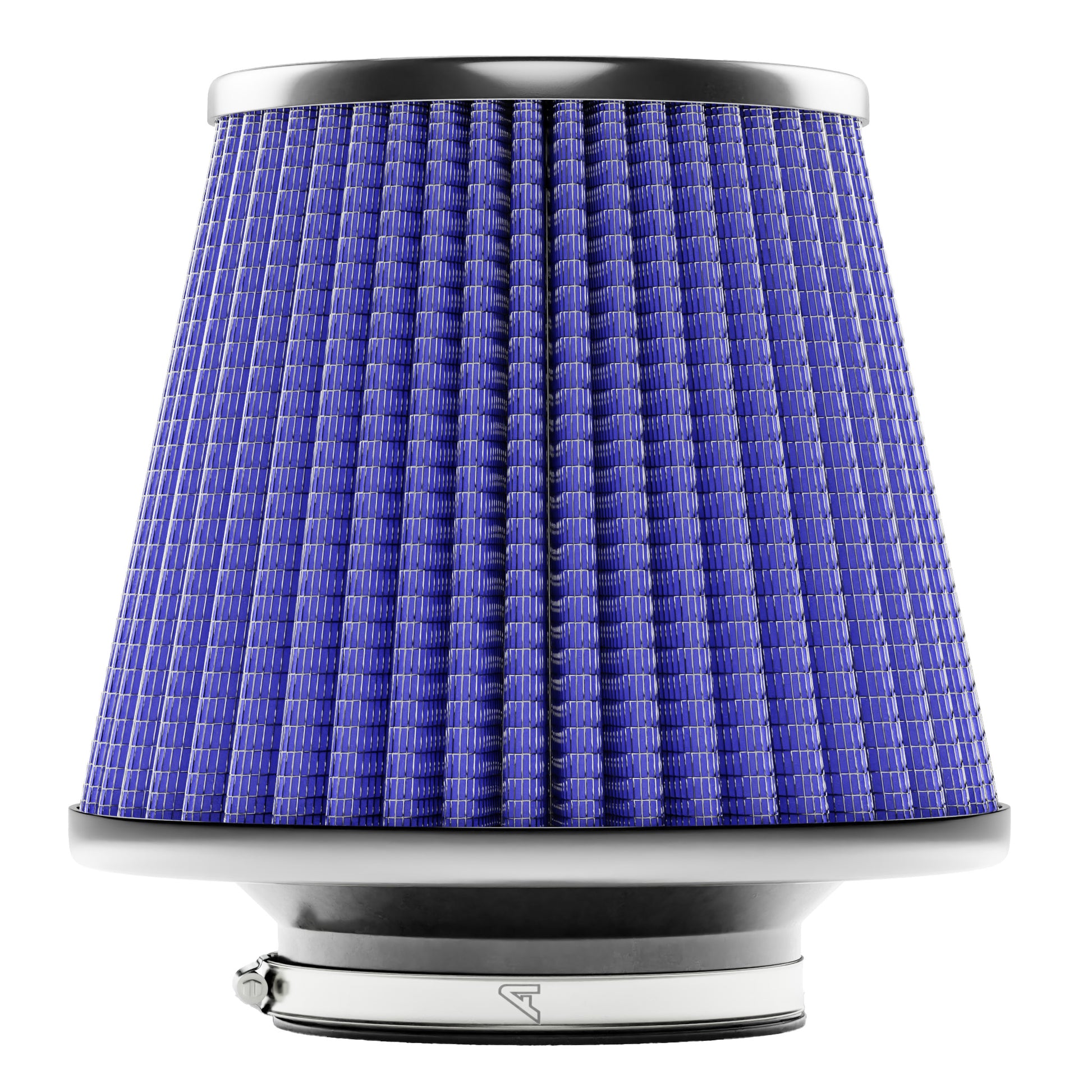 Twin Cone Air Filter - Blue  Auto Silicone Hoses   