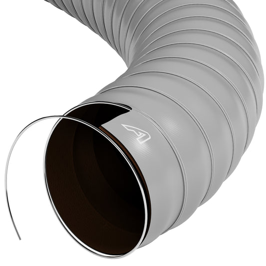 Grey Double Layer Silicone Air Ducting Silicone Hose Auto Silicone Hoses