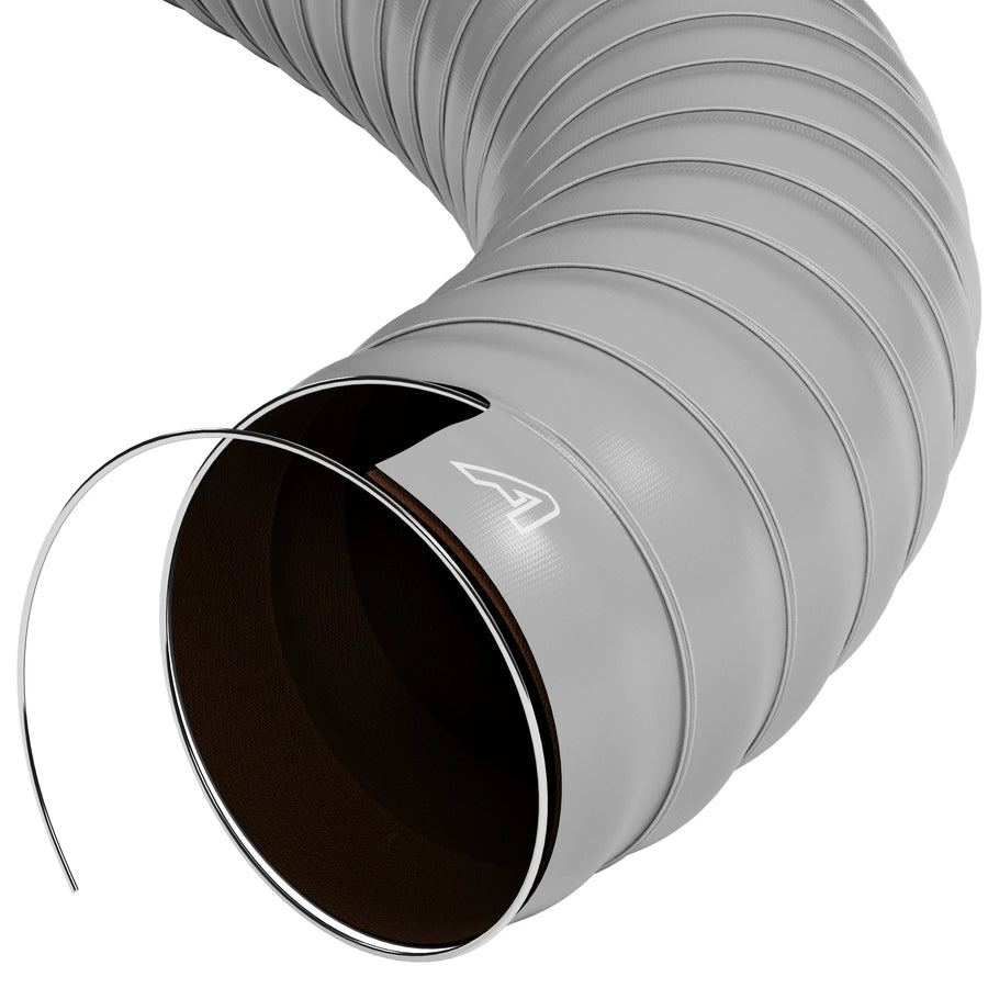 Double Layer Silicone Air Ducting &ndash; Grey