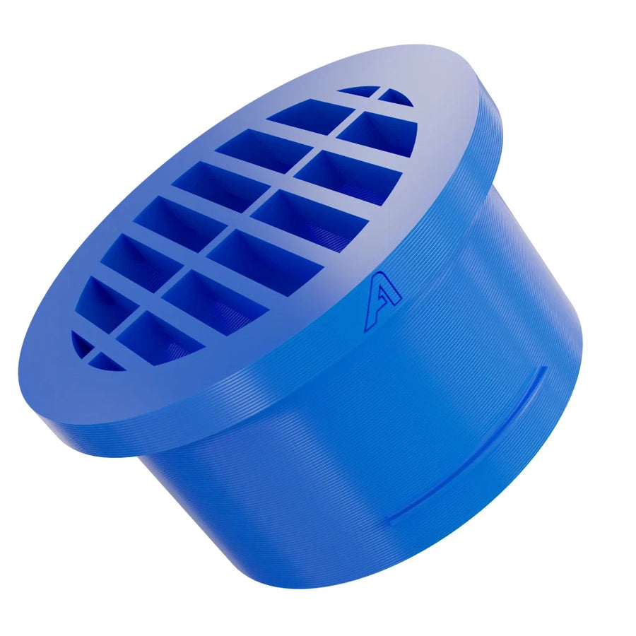 Plastic Round Ducting Vent &ndash; Blue