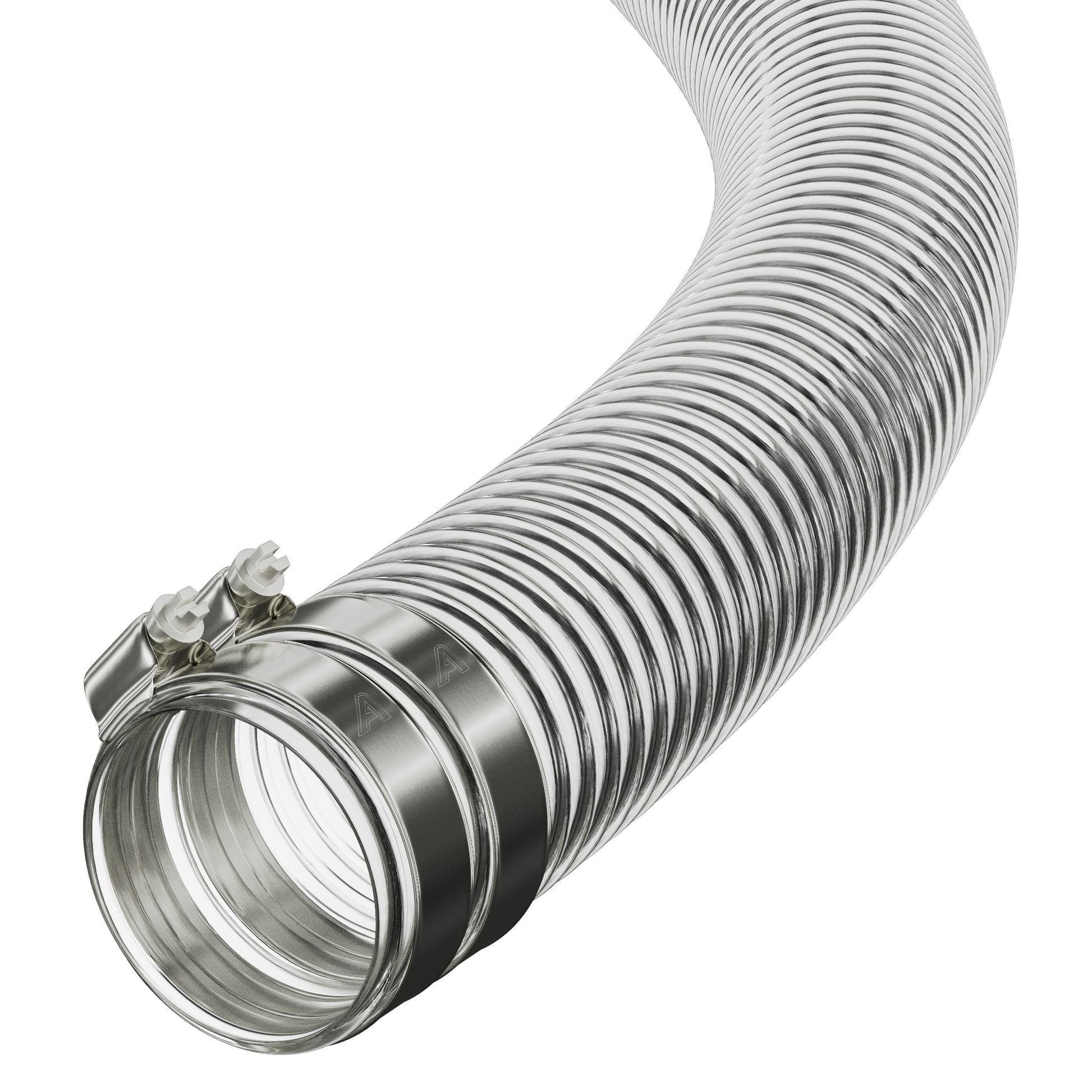 38mm ID Clear Corrugated PVC Reinforced Flexible Ducting PVC Hoses Hoses UK