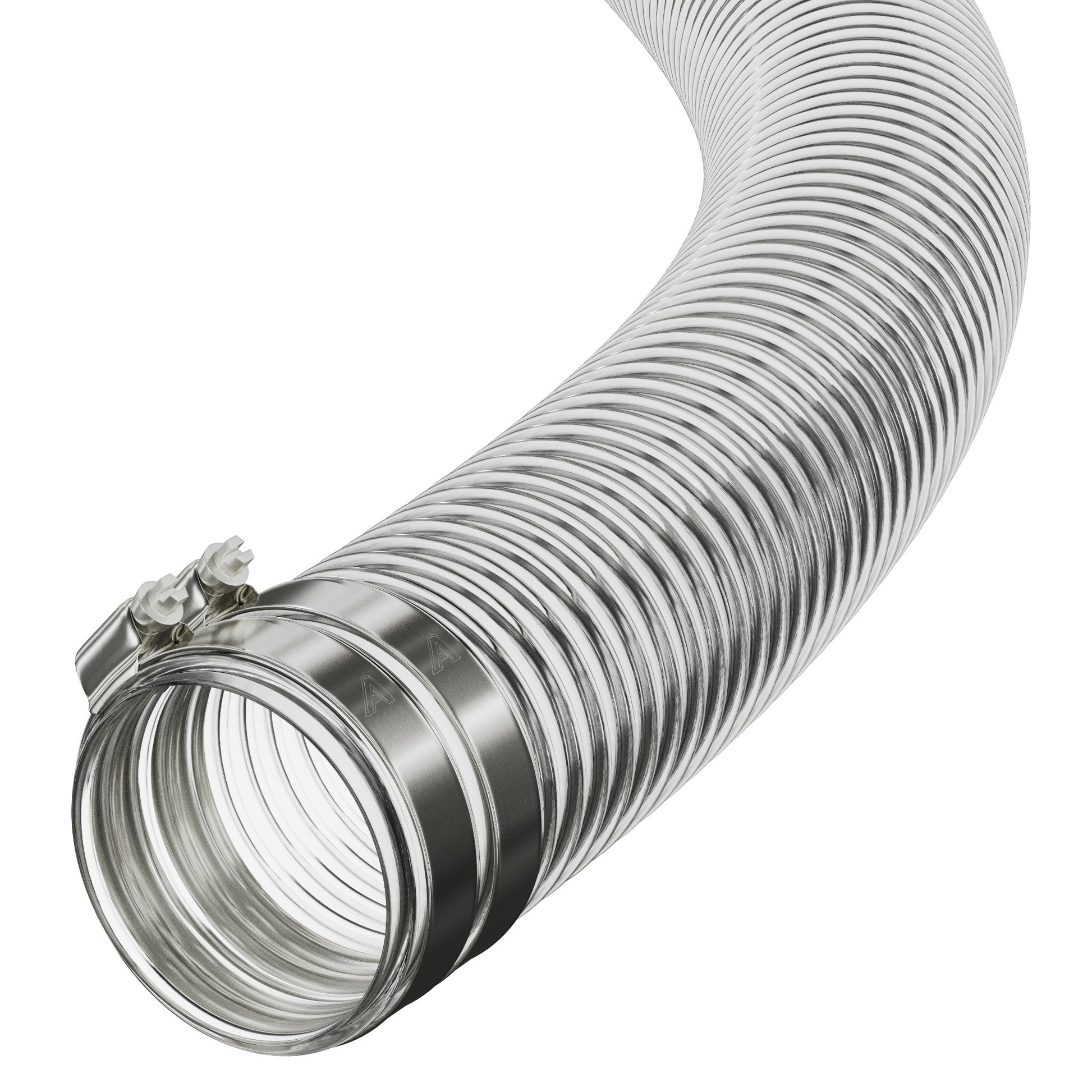 40mm ID Clear Corrugated PVC Reinforced Flexible Ducting PVC Hoses Hoses UK