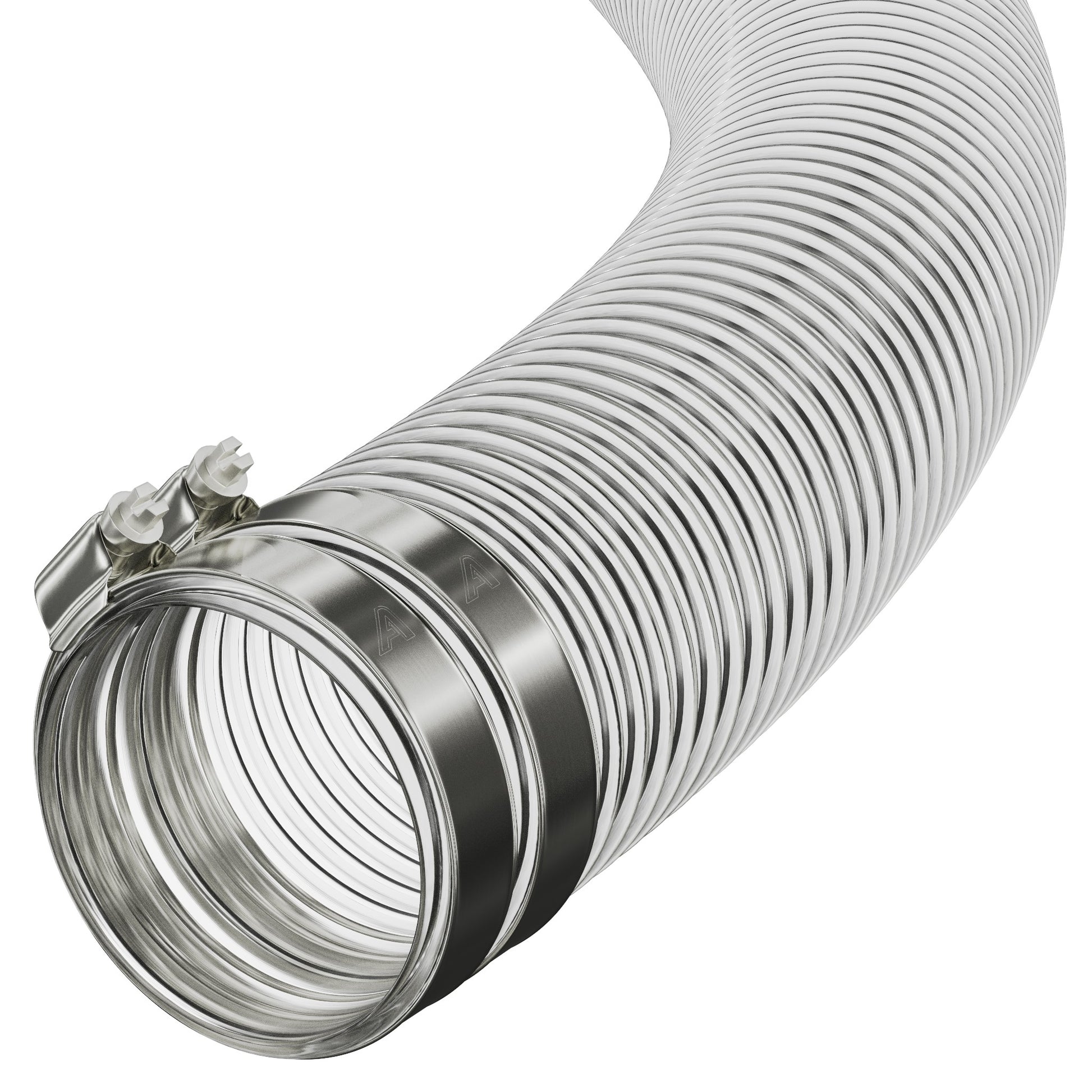 50mm ID Clear Corrugated PVC Reinforced Flexible Ducting PVC Hoses Hoses UK