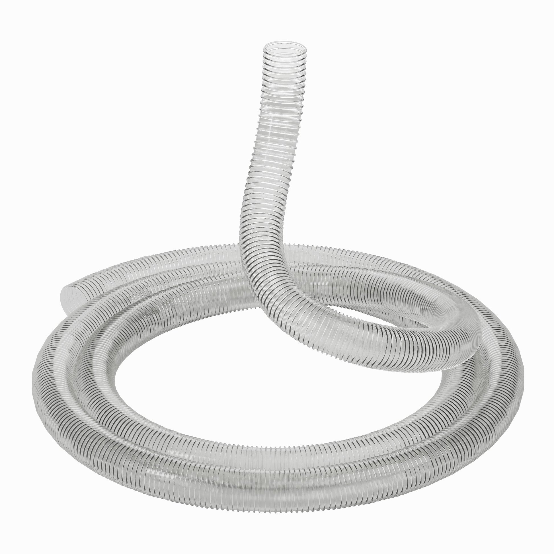 28mm ID Clear Corrugated PVC Reinforced Flexible Ducting PVC Hoses Hoses UK