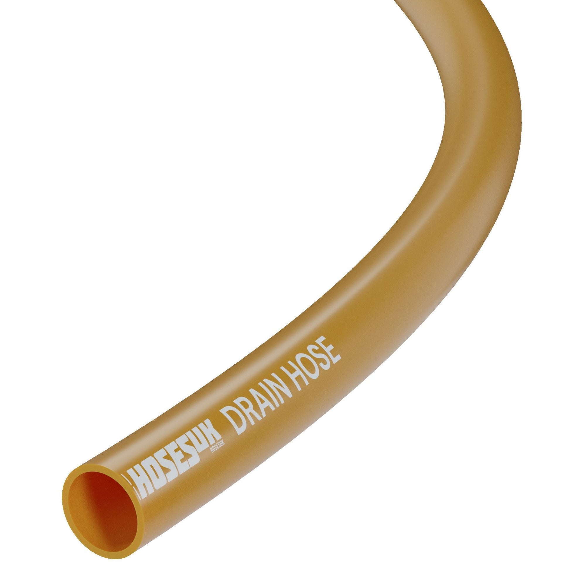 12mm ID Rubber Drain Down Hose - Orange