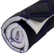 Quilted Faux Leather Double Stitch Diamond Fabric Fabric & Upholstery Pro Surface