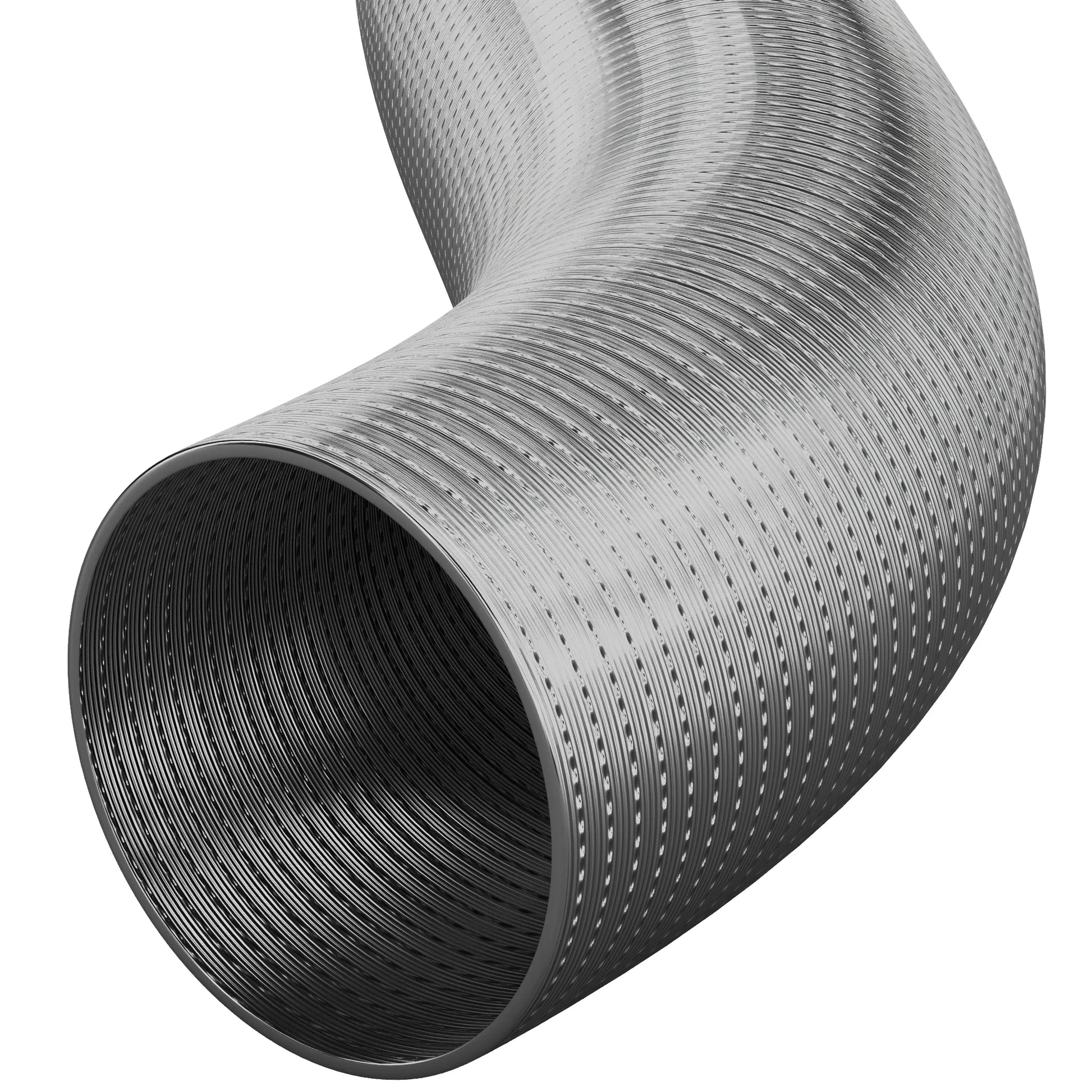 Aluminium Semi Flexible Air Ducting Auto Silicone Hoses 150mm 4 Metres