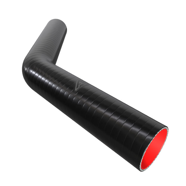 45 Degree Fuel & Oil Silicone Long Leg Elbow Silicone Hose Auto Silicone Hoses 70mm Black