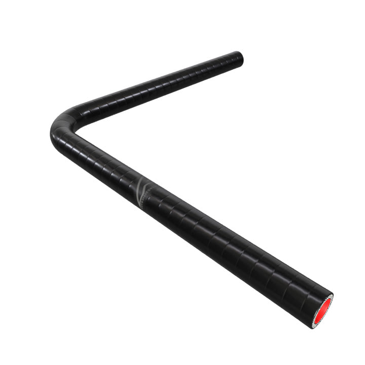 90 Degree Fuel & Oil Silicone Long Leg Elbow Silicone Hose Auto Silicone Hoses 16mm Black