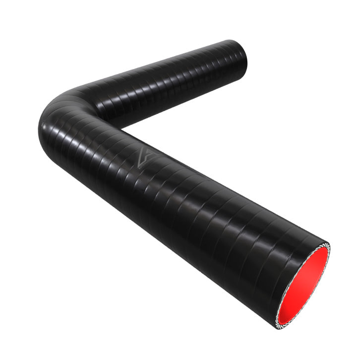 90 Degree Fuel & Oil Silicone Long Leg Elbow Silicone Hose Auto Silicone Hoses 63mm Black