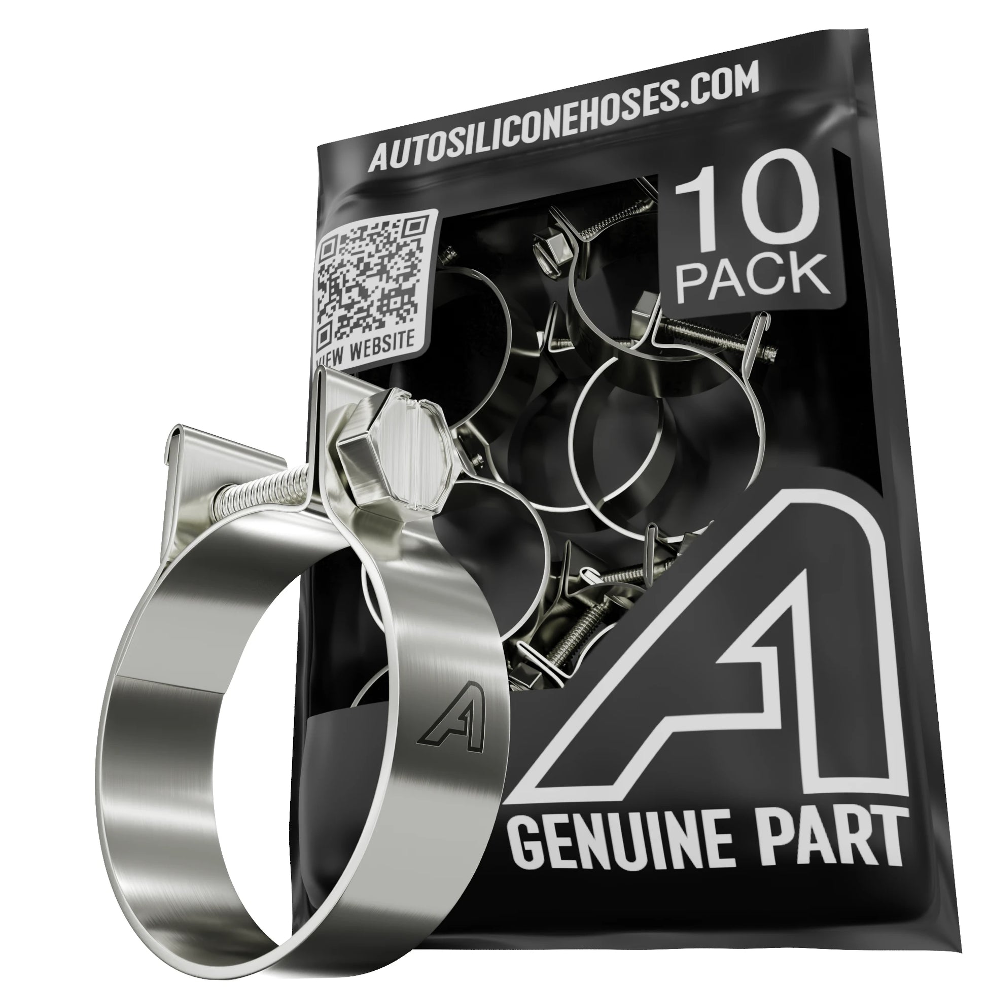 Mini Fuel Hose Clip - 10 Pack Clips & Clamps Auto Silicone Hoses