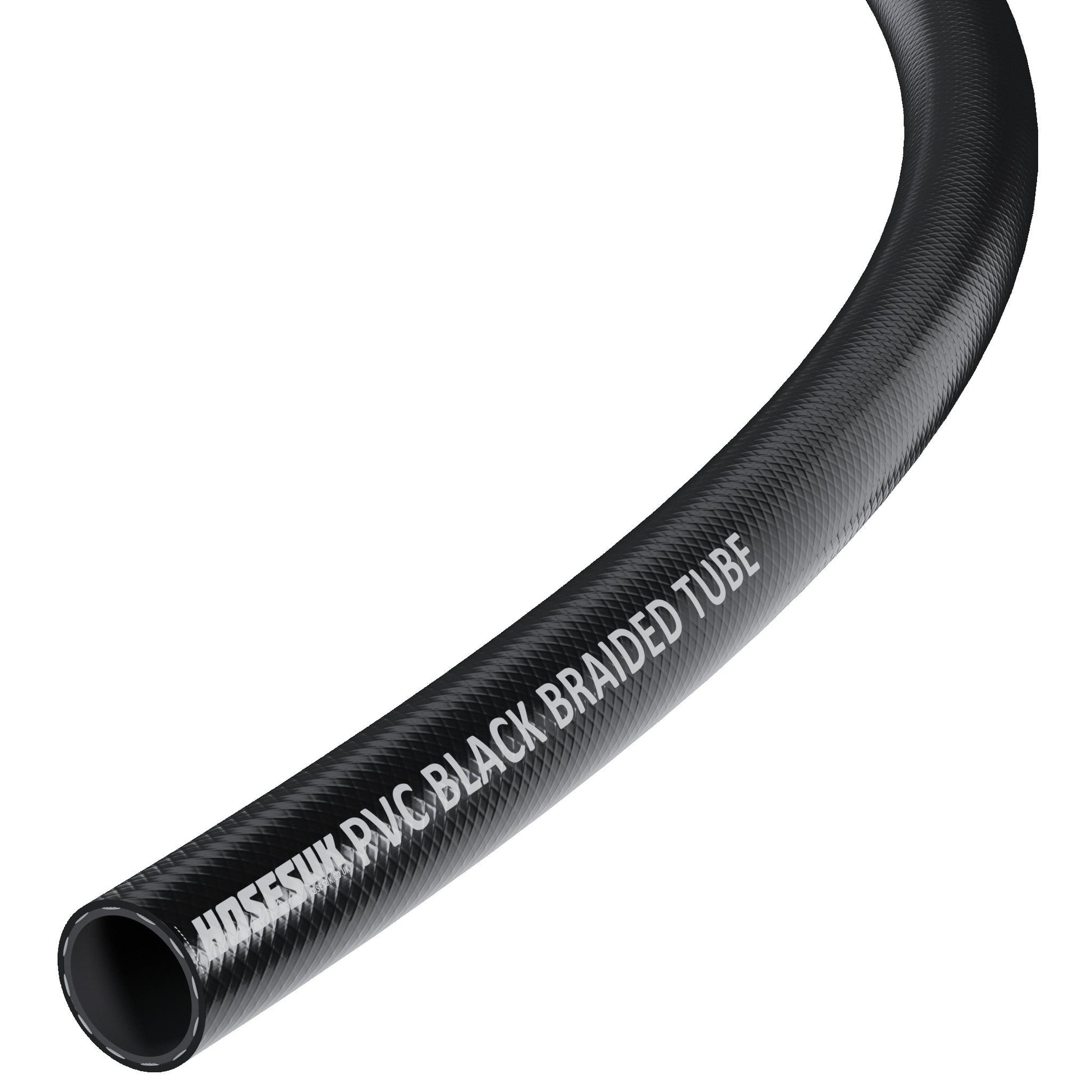 PVC Reinforced Black Hose PVC Hoses Hoses UK 13mm 1 Metre