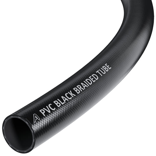 25mm ID PVC Reinforced Black Hose  Hoses UK   