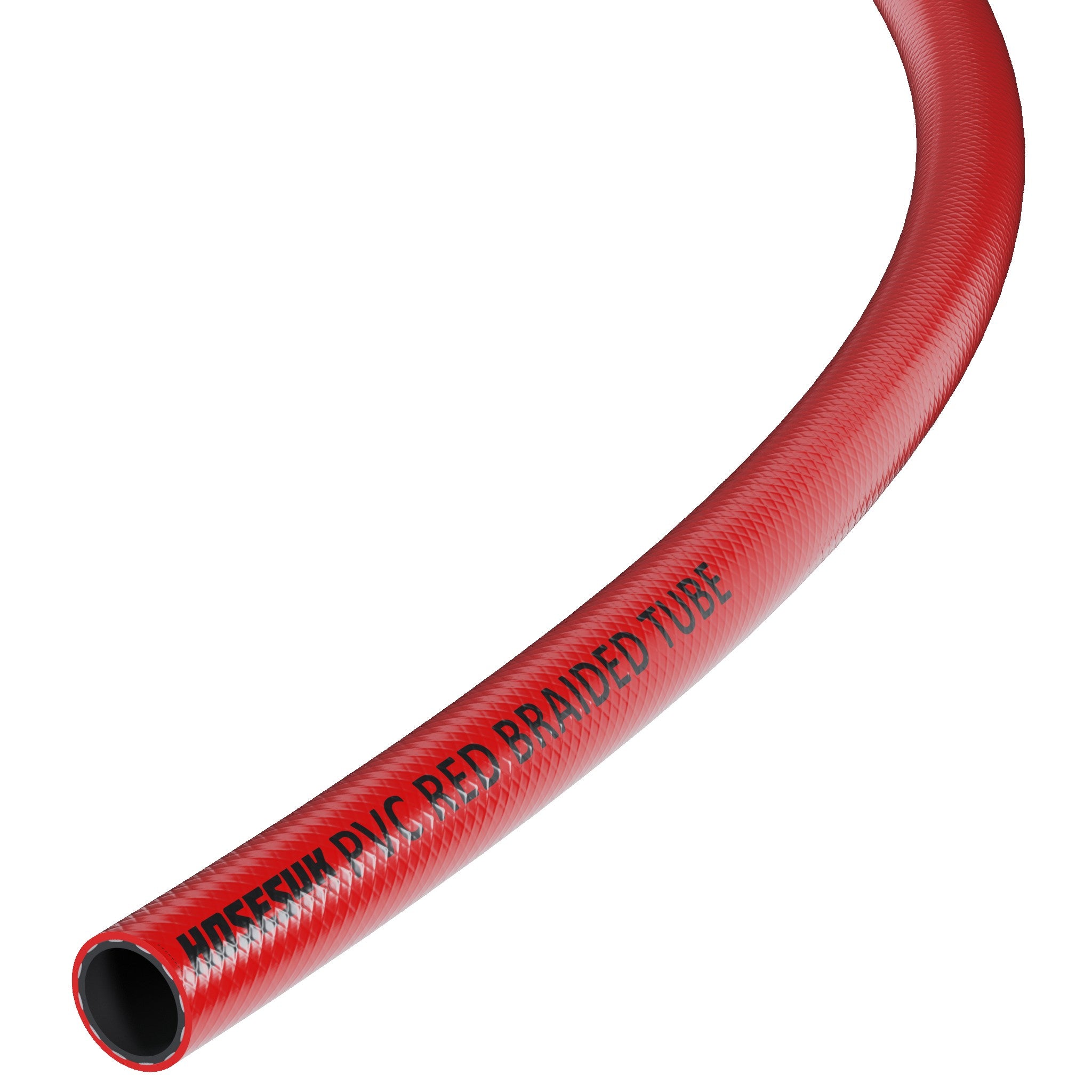 PVC Reinforced Red Hose Hoses UK 10mm 1 Metre