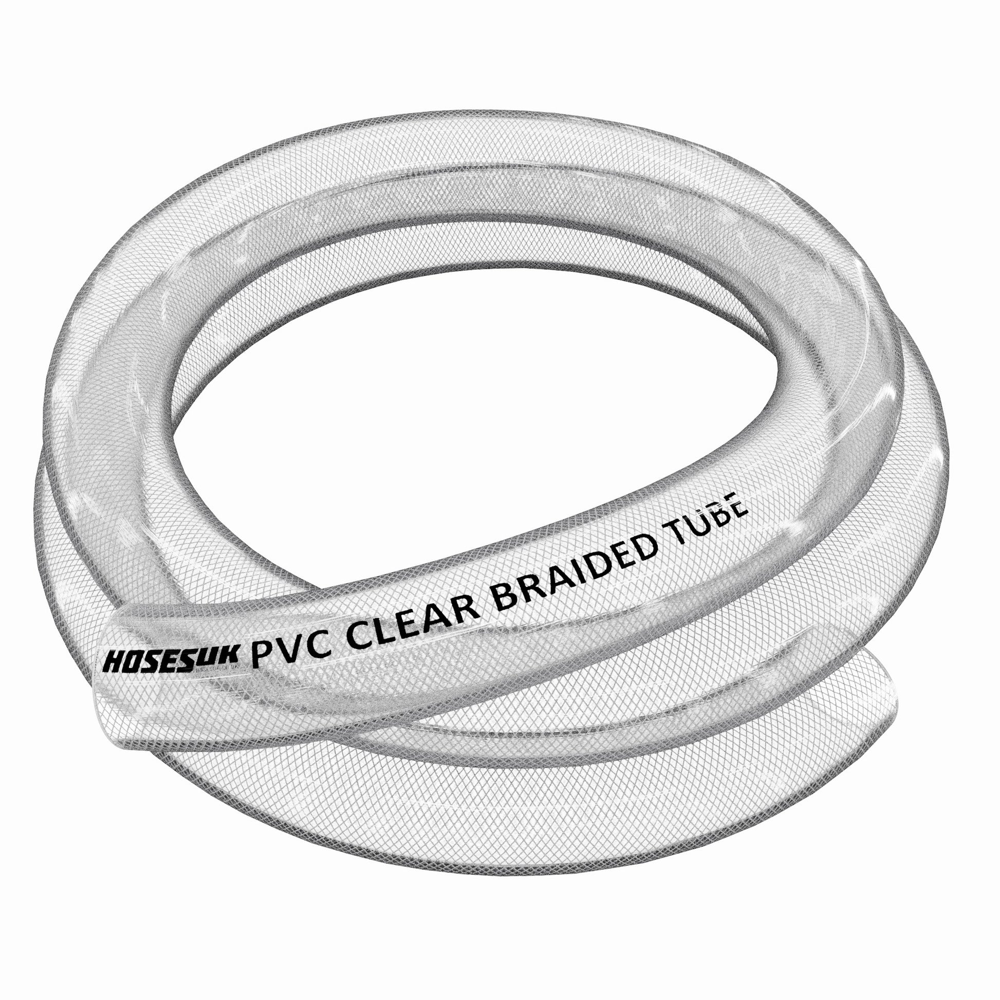 51mm ID PVC Reinforced Clear Hose PVC Hoses Hoses UK