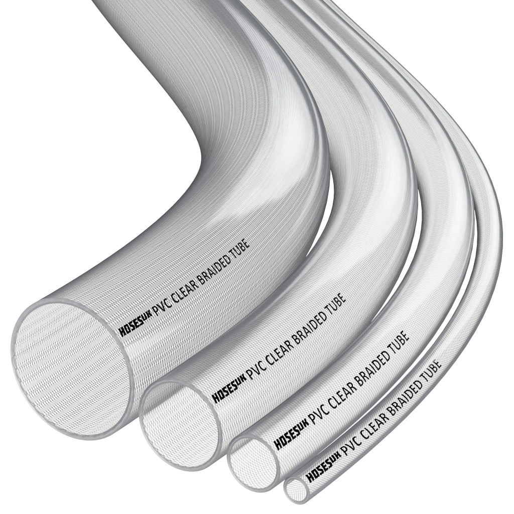 PVC Reinforced Clear Hose PVC Hoses Hoses UK