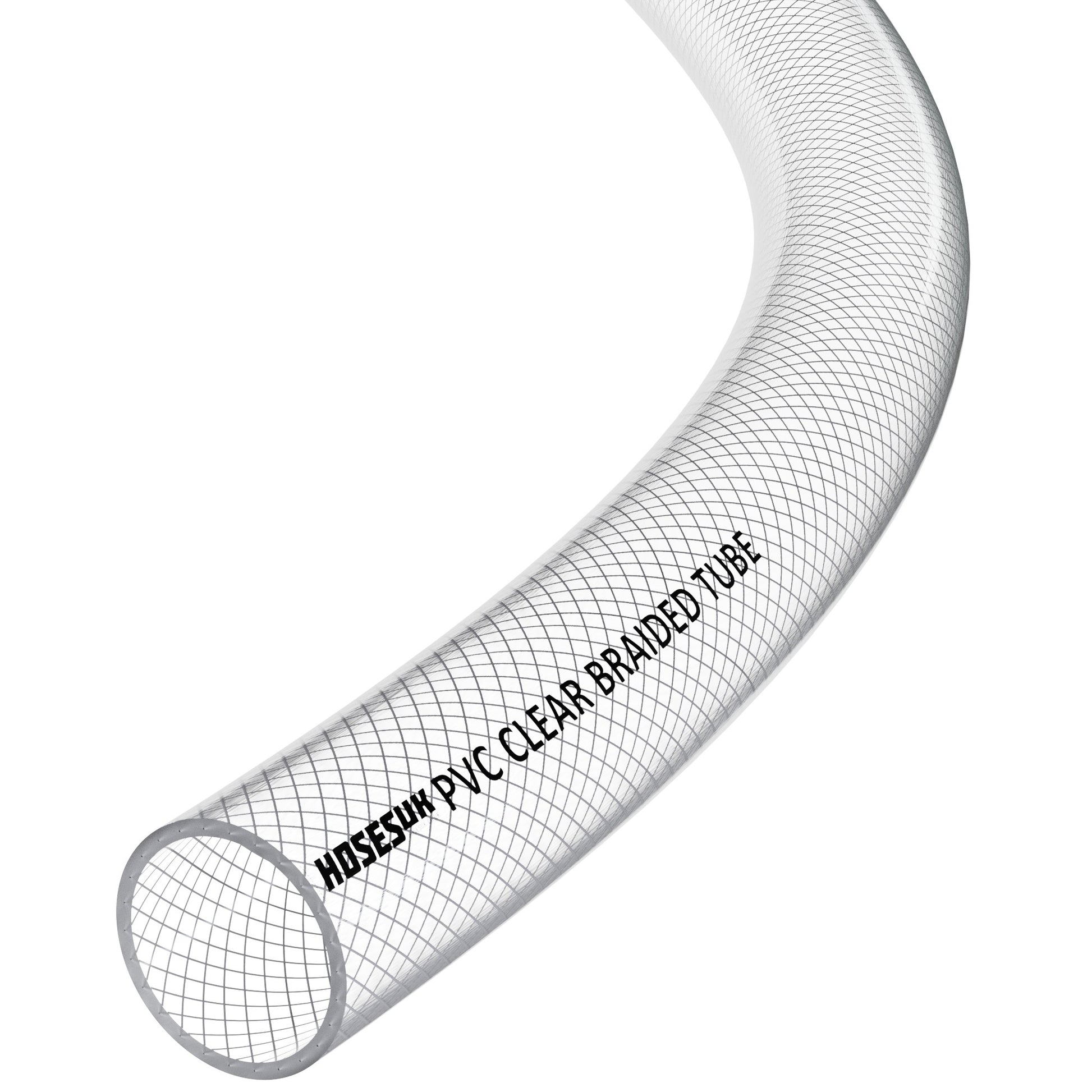 25mm ID PVC Reinforced Clear Hose  Hoses UK   