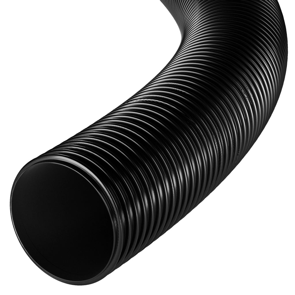Black Corrugated PVC Reinforced Flexible Ducting