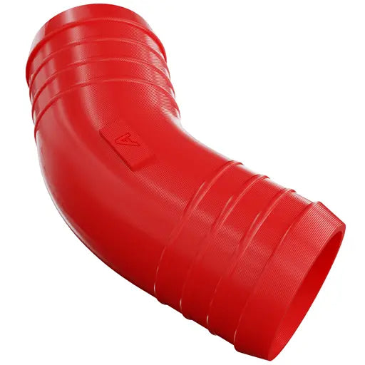 Red Plastic Inline 45 Degree Elbow Barbed Hose Joiner Plastic Joiner Auto Silicone Hoses