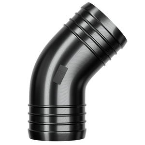 Plastic Hose Inline Barbed 45 Degree Elbow Auto Silicone Hoses 32mm Black