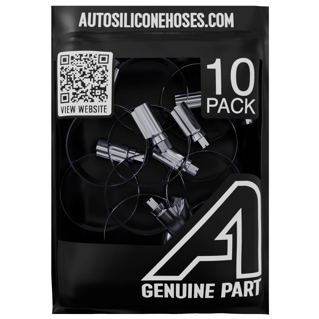 Worm Drive Hose Clip - 10 Pack Motor Vehicle Engine Parts Auto Silicone Hoses