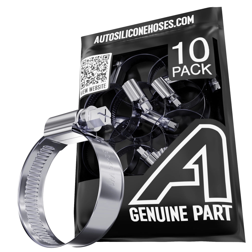 Worm Drive Hose Clip - 10 Pack Motor Vehicle Engine Parts Auto Silicone Hoses