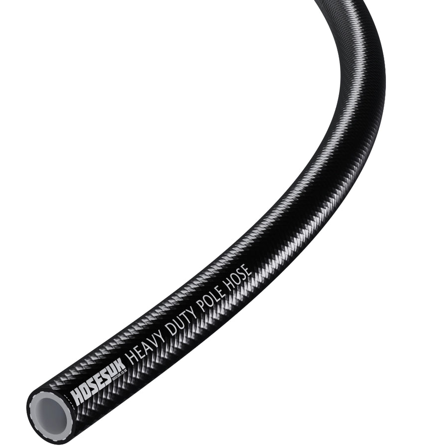 Heavy Duty High Visibility PVC Pole Hose &ndash; Black