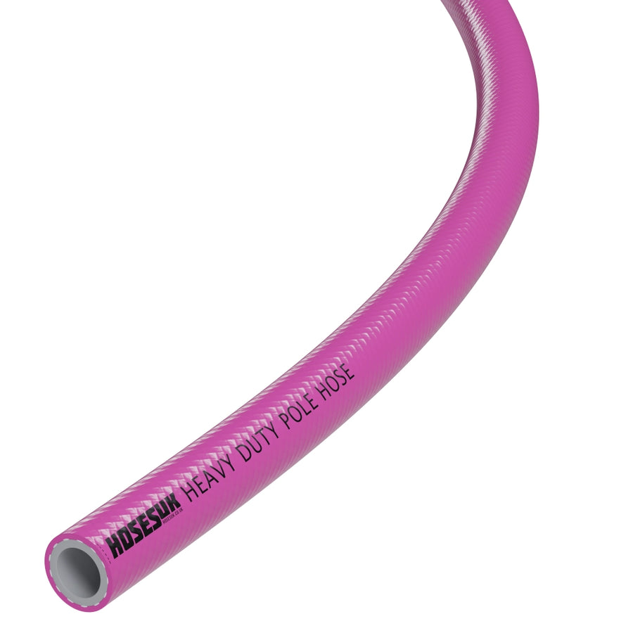 Heavy Duty High Visibility PVC Pole Hose &ndash; Pink