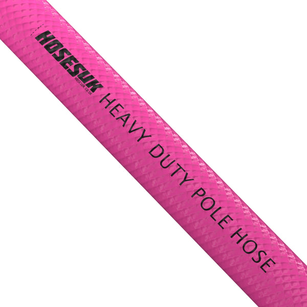 Heavy Duty High Visibility PVC Pink Pole Hose PVC Hoses Hoses UK