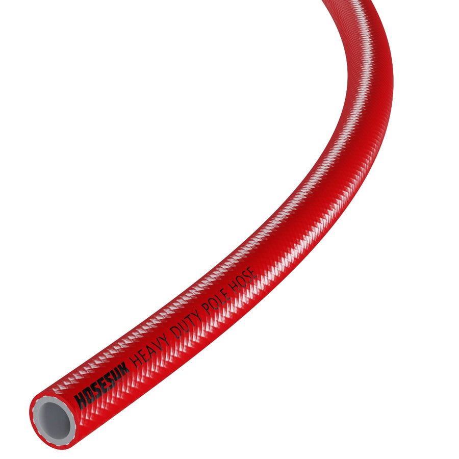 Heavy Duty High Visibility PVC Pole Hose &ndash; Red