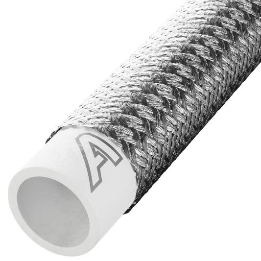 AN6 PTFE Lined Stainless Steel Braided Hose  Auto Silicone Hoses   