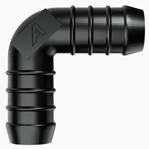 Plastic Hose Inline Barbed 90 Degree Elbow