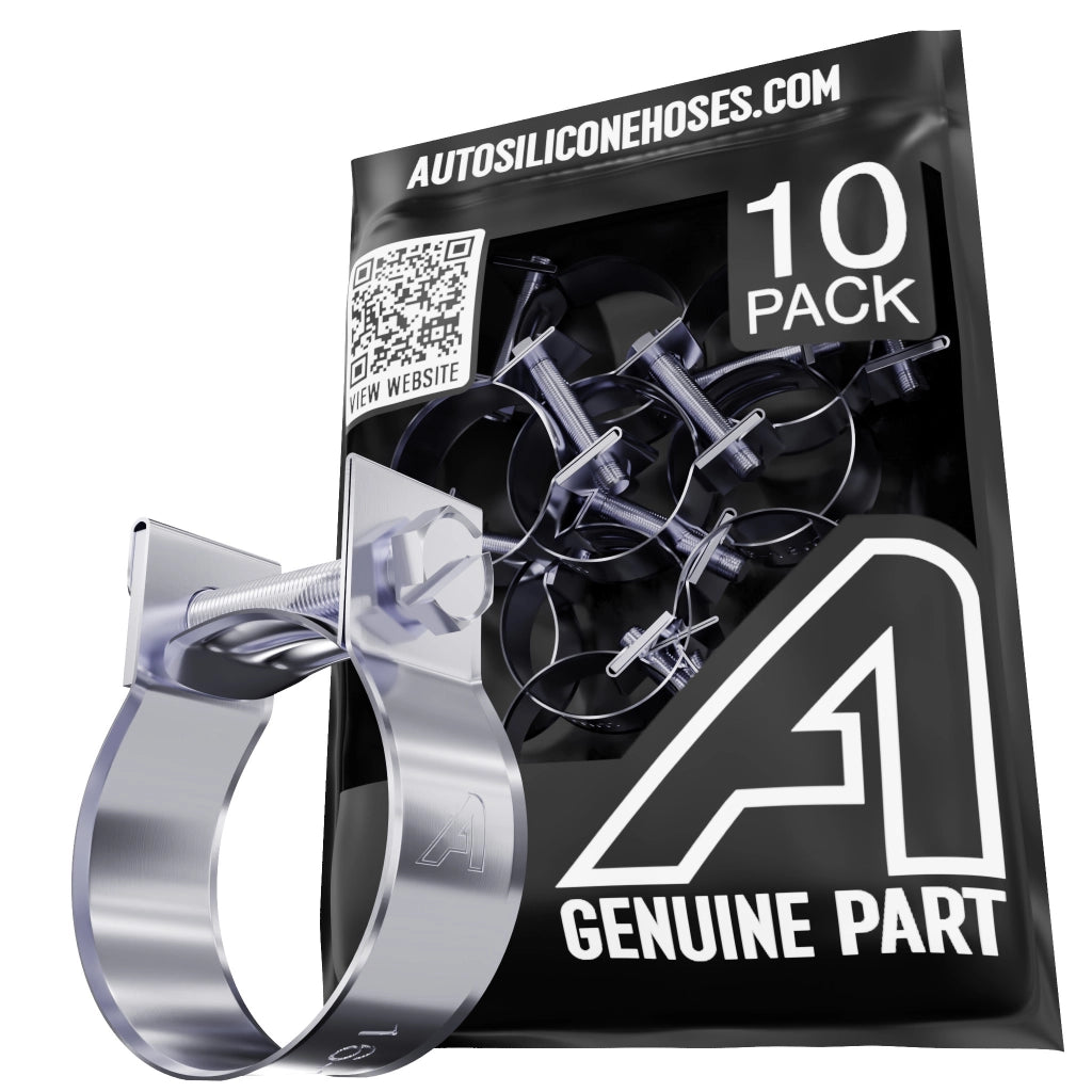 Mini Fuel Hose Clip - 10 Pack Clips & Clamps Auto Silicone Hoses W1 Zinc Plated 7mm>9mm