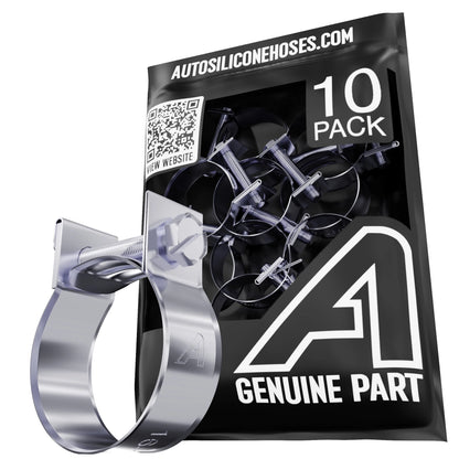 Mini Fuel Hose Clip - 10 Pack Clips & Clamps Auto Silicone Hoses W1 Zinc Plated 7mm>9mm