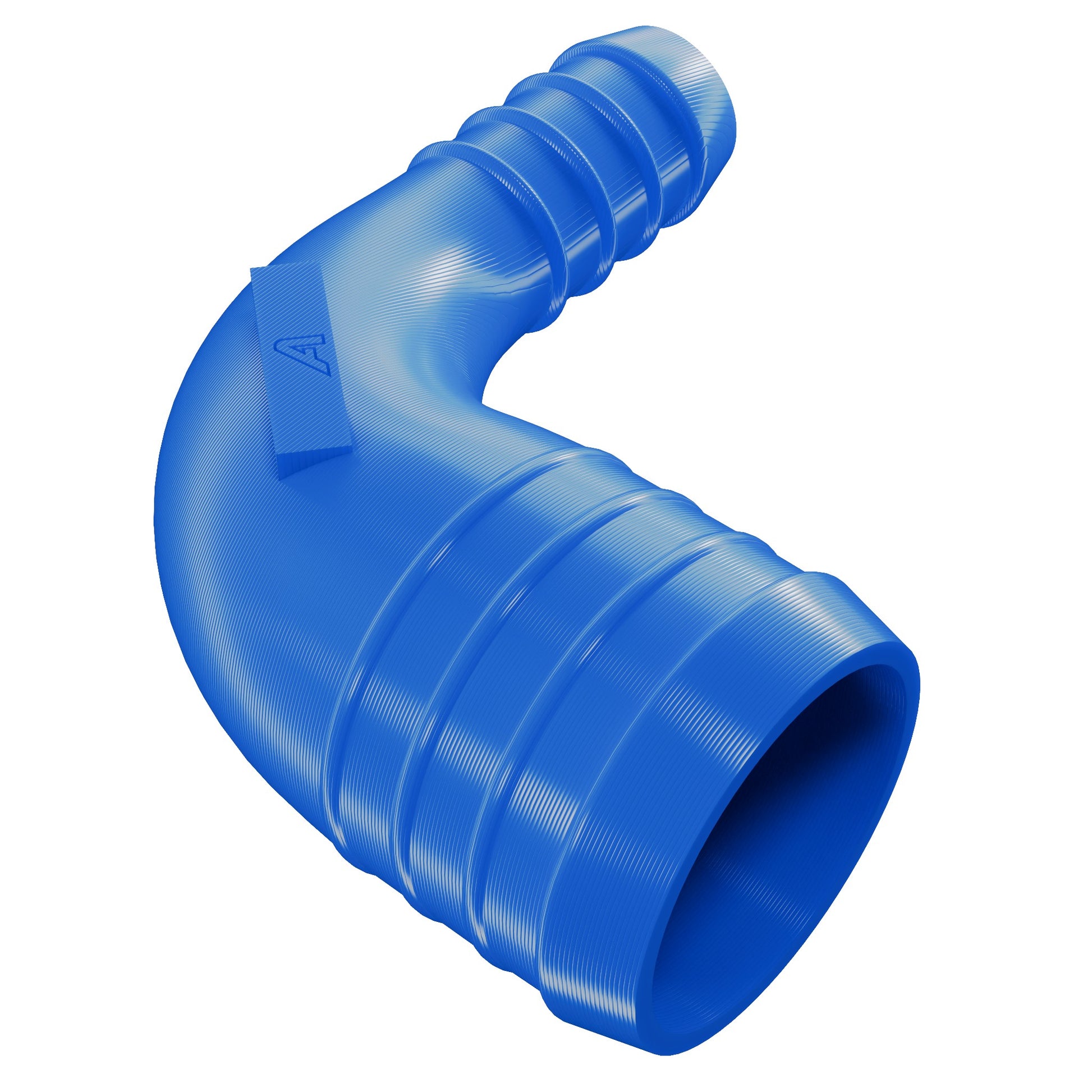 Blue Plastic 90 Degree Reducer Barbed Joiner Plastic Joiner Auto Silicone Hoses