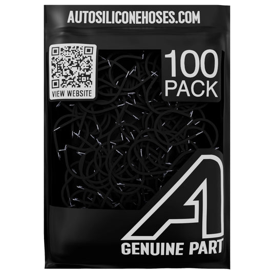 Rubber Lined P Clips - 100 Pack