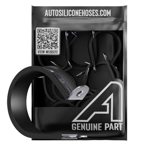 Assorted Rubbed Lined P-Clips Auto Silicone Hoses W1 Zinc Plated 2 Of Each - 20 Clips