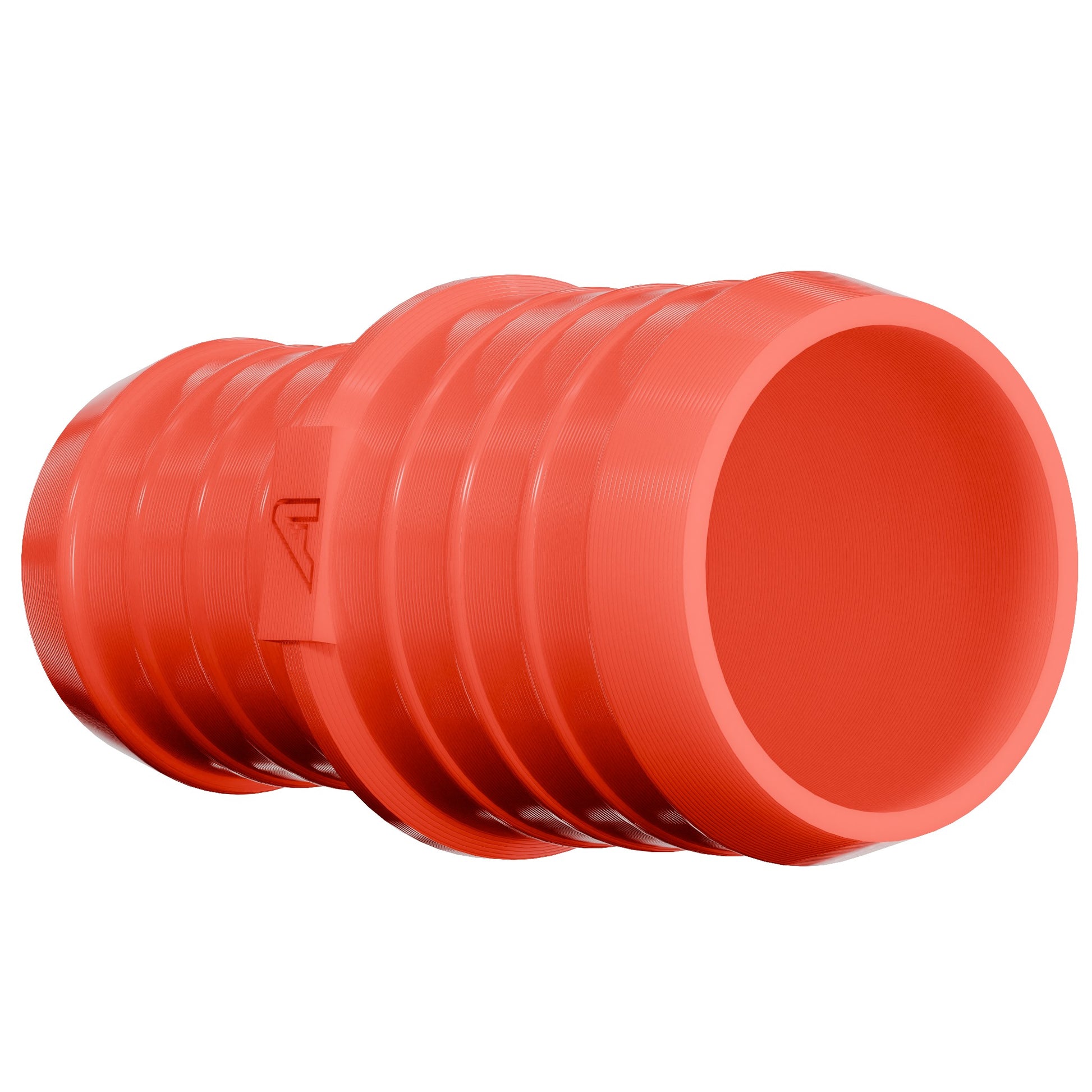 Red Plastic Hose Inline Straight Reducer Barbed Joiner