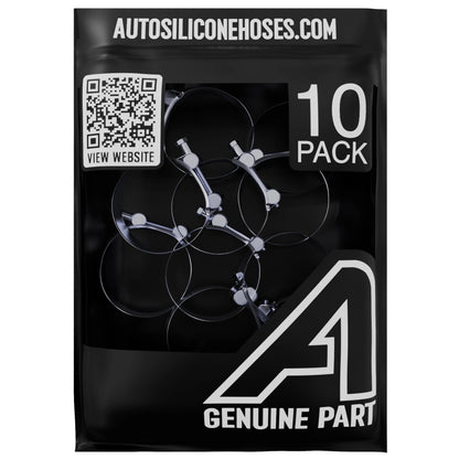 T Bolt Hose Clamp - 10 Pack Motor Vehicle Engine Parts Auto Silicone Hoses W1 Zinc Plated 17mm>19mm