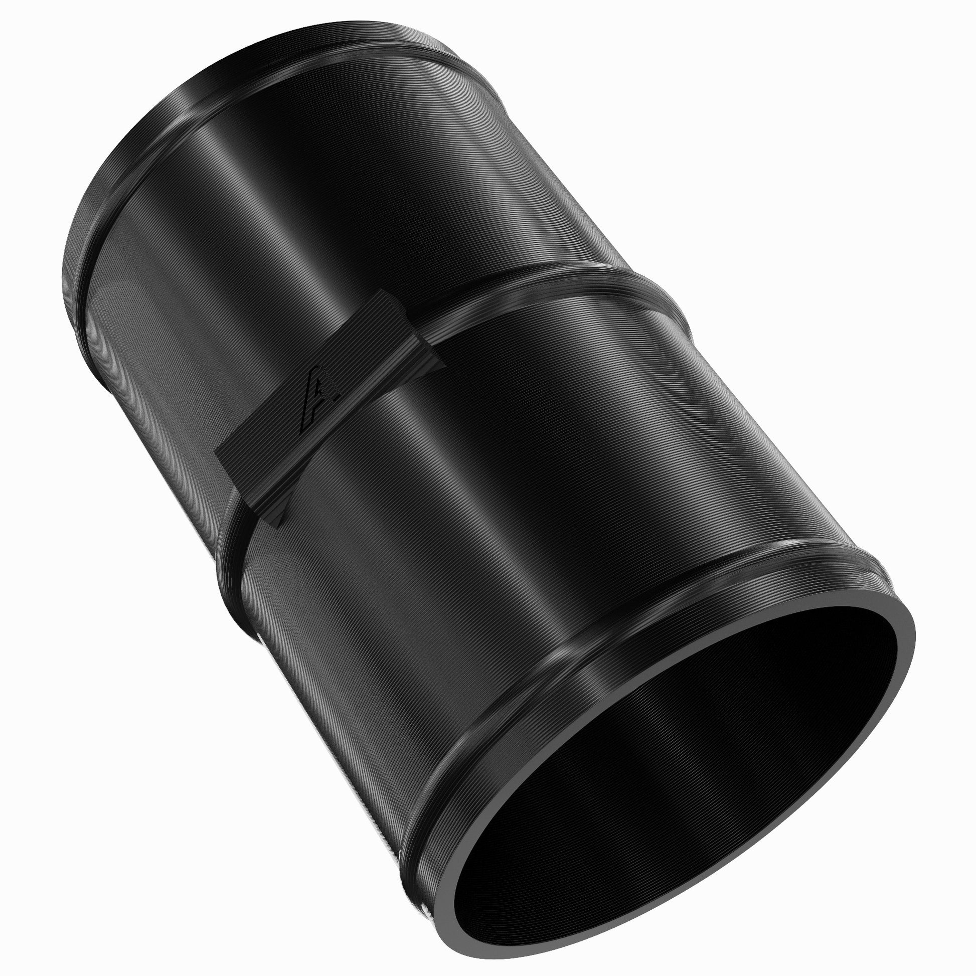 Male Connector / Coupler for PU Polyurethane Ducting Plastic Joiner Auto Silicone Hoses 50mm Black