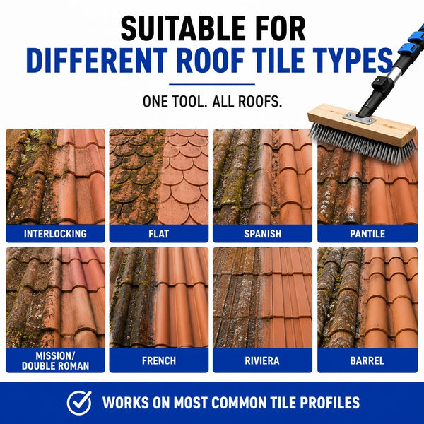 Roof Telescopic Cleaning Kit Gutter Cleaning Products Silicone Hose UK
