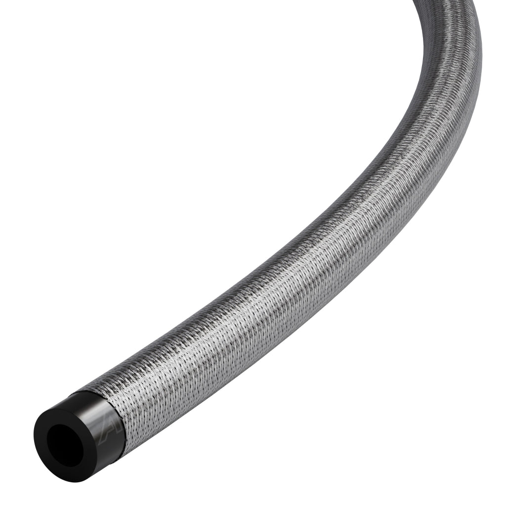 Rubber Steel Braided Fuel Hose Hoses UK 8mm 1 Metre