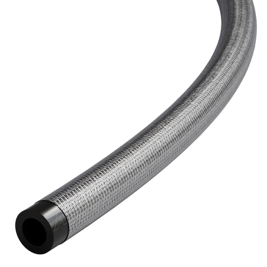 Rubber Steel Braided Fuel Hose Hoses UK 10mm 1 Metre