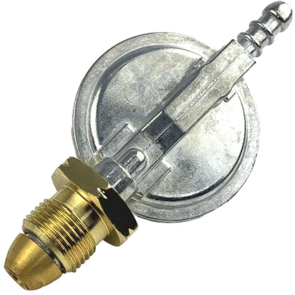 Low Pressure Propane Screw On Gas Regulator 37mbar Auto Silicone Hoses
