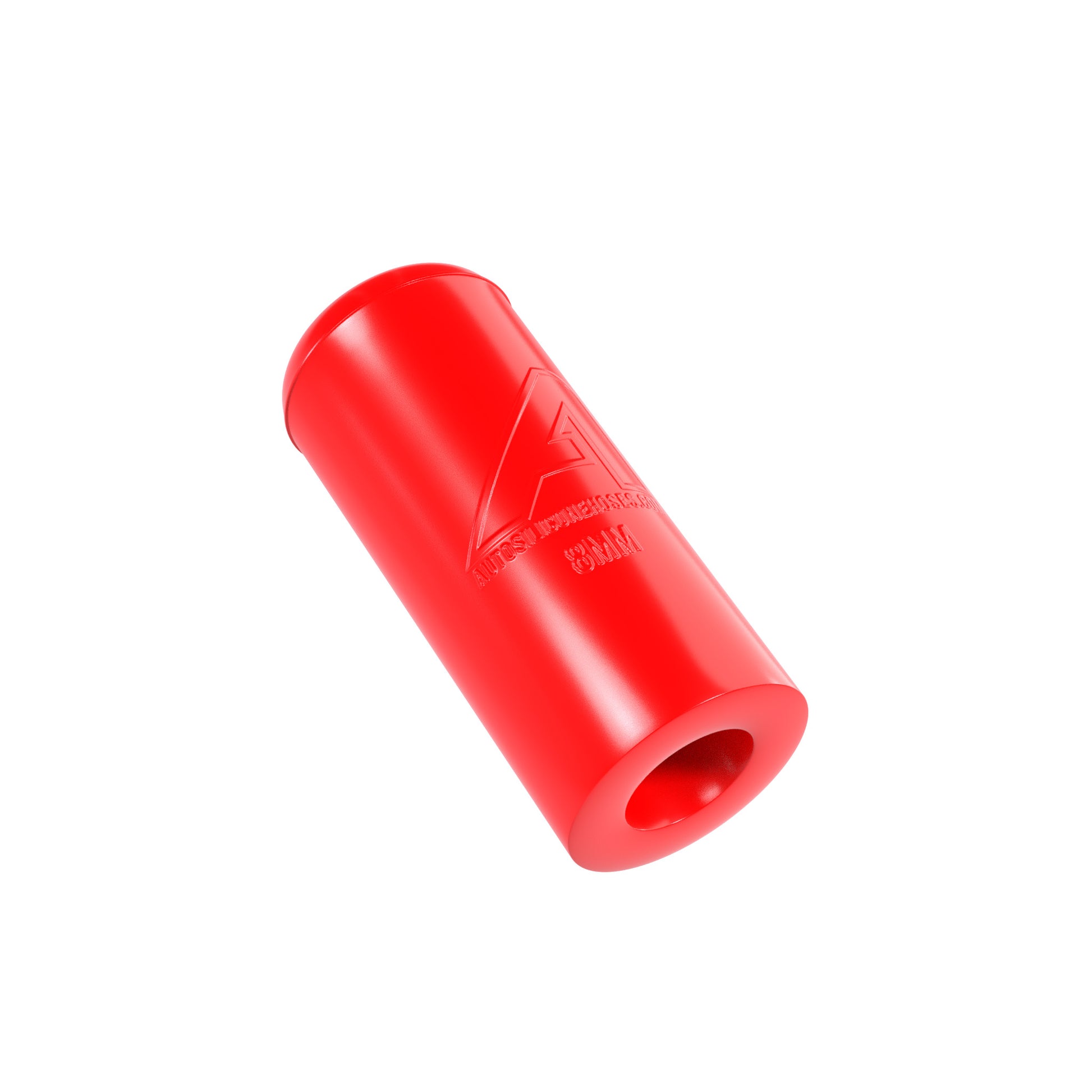 Silicone Rubber Caps Motor Vehicle Engine Parts Auto Silicone Hoses 8mm Red 