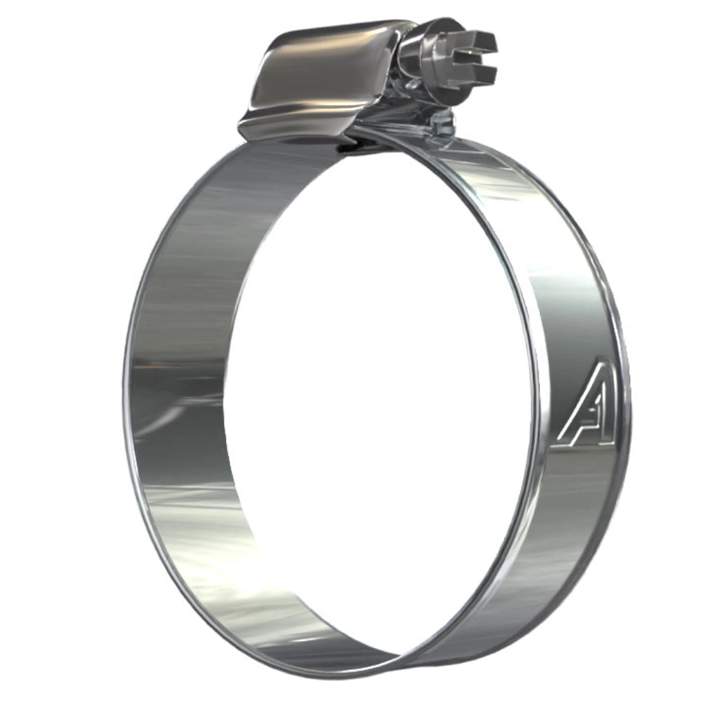 Worm Drive Hose Clip Clips & Clamps Auto Silicone Hoses W1 Zinc Plated 32mm>45mm